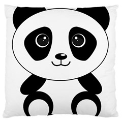 Bear Panda Bear Panda Animals Large Cushion Case (one Side) by Nexatart