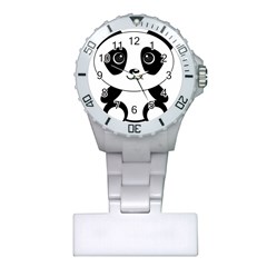 Bear Panda Bear Panda Animals Plastic Nurses Watch by Nexatart