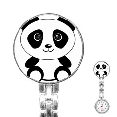 Bear Panda Bear Panda Animals Stainless Steel Nurses Watch by Nexatart