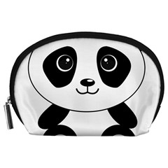 Bear Panda Bear Panda Animals Accessory Pouches (large)  by Nexatart