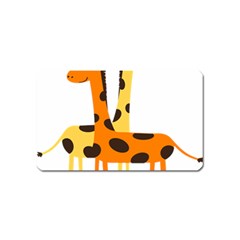 Giraffe Africa Safari Wildlife Magnet (name Card) by Nexatart