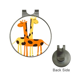 Giraffe Africa Safari Wildlife Hat Clips With Golf Markers by Nexatart