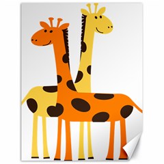 Giraffe Africa Safari Wildlife Canvas 18  X 24   by Nexatart