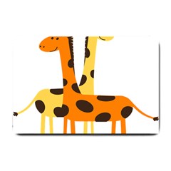 Giraffe Africa Safari Wildlife Small Doormat  by Nexatart