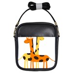 Giraffe Africa Safari Wildlife Girls Sling Bags Front