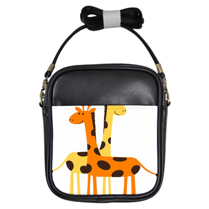 Giraffe Africa Safari Wildlife Girls Sling Bags