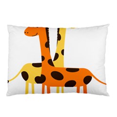 Giraffe Africa Safari Wildlife Pillow Case (two Sides) by Nexatart