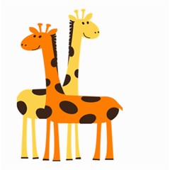 Giraffe Africa Safari Wildlife Small Garden Flag (two Sides) by Nexatart