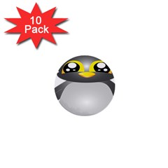 Cute Penguin Animal 1  Mini Buttons (10 Pack)  by Nexatart