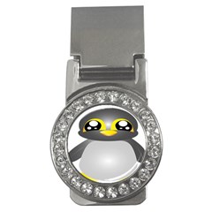 Cute Penguin Animal Money Clips (cz)  by Nexatart