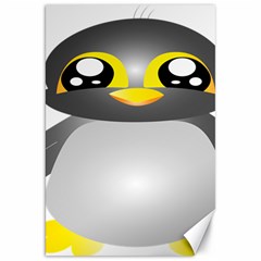 Cute Penguin Animal Canvas 20  X 30   by Nexatart