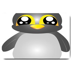 Cute Penguin Animal Large Doormat  by Nexatart