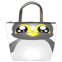 Cute Penguin Animal Bucket Bags by Nexatart