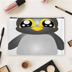 Cute Penguin Animal Cosmetic Bag (large)  by Nexatart