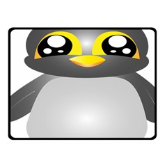 Cute Penguin Animal Fleece Blanket (small) by Nexatart