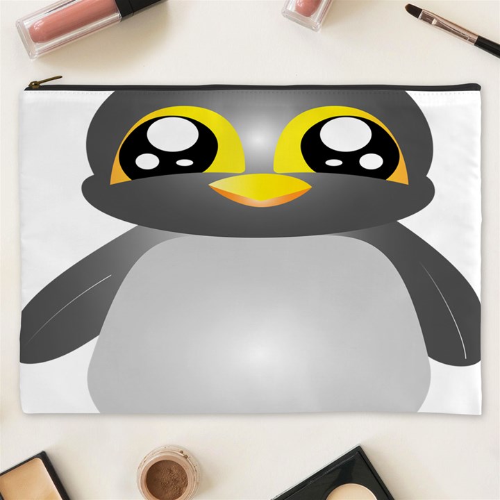 Cute Penguin Animal Cosmetic Bag (XXXL) 