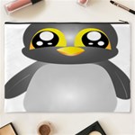 Cute Penguin Animal Cosmetic Bag (XXXL)  Back