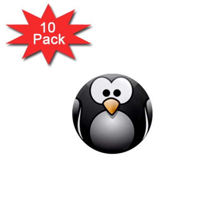 Penguin Birds Aquatic Flightless 1  Mini Magnet (10 pack) 