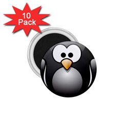 Penguin Birds Aquatic Flightless 1 75  Magnets (10 Pack)  by Nexatart