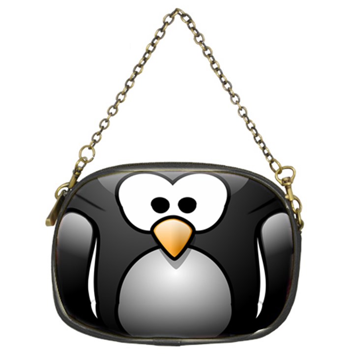 Penguin Birds Aquatic Flightless Chain Purses (Two Sides) 