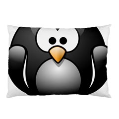 Penguin Birds Aquatic Flightless Pillow Case by Nexatart