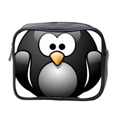 Penguin Birds Aquatic Flightless Mini Toiletries Bag 2-side by Nexatart