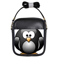 Penguin Birds Aquatic Flightless Girls Sling Bags by Nexatart