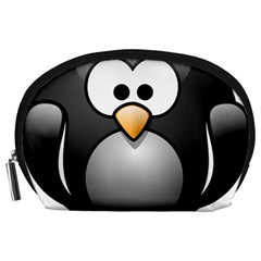 Penguin Birds Aquatic Flightless Accessory Pouches (large)  by Nexatart