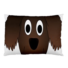 Dog Pup Animal Canine Brown Pet Pillow Case by Nexatart