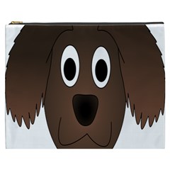 Dog Pup Animal Canine Brown Pet Cosmetic Bag (xxxl)  by Nexatart