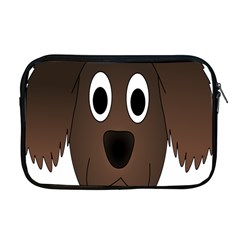 Dog Pup Animal Canine Brown Pet Apple Macbook Pro 17  Zipper Case by Nexatart