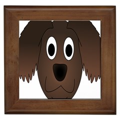 Dog Pup Animal Canine Brown Pet Framed Tiles by Nexatart