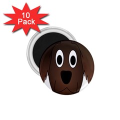 Dog Pup Animal Canine Brown Pet 1 75  Magnets (10 Pack)  by Nexatart