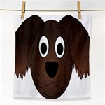 Dog Pup Animal Canine Brown Pet Face Towel Front