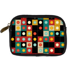 Colors On Black Digital Camera Cases by linceazul