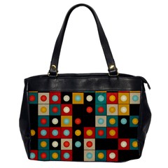 Colors On Black Office Handbags by linceazul