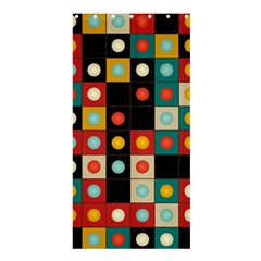 Colors On Black Shower Curtain 36  X 72  (stall)  by linceazul