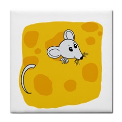 Rat Mouse Cheese Animal Mammal Tile Coasters by Nexatart