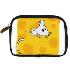 Rat Mouse Cheese Animal Mammal Digital Camera Cases by Nexatart