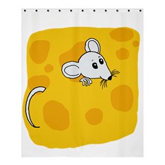 Rat Mouse Cheese Animal Mammal Shower Curtain 60  X 72  (medium)  by Nexatart