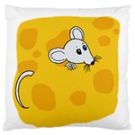 Rat Mouse Cheese Animal Mammal Large Cushion Case (One Side) Front