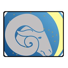 Ram Zodiac Sign Zodiac Moon Star Fleece Blanket (small) by Nexatart