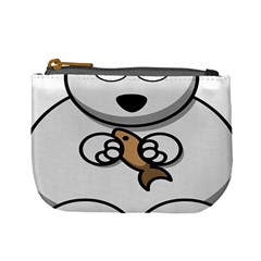 Bear Polar Bear Arctic Fish Mammal Mini Coin Purses by Nexatart