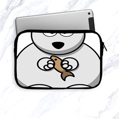 Bear Polar Bear Arctic Fish Mammal Apple Ipad Mini Zipper Cases by Nexatart