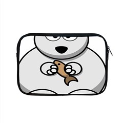 Bear Polar Bear Arctic Fish Mammal Apple Macbook Pro 15  Zipper Case by Nexatart