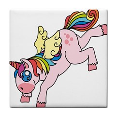 Unicorn Arociris Raimbow Magic Tile Coasters by Nexatart