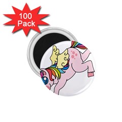 Unicorn Arociris Raimbow Magic 1 75  Magnets (100 Pack)  by Nexatart