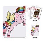 Unicorn Arociris Raimbow Magic Playing Card Back