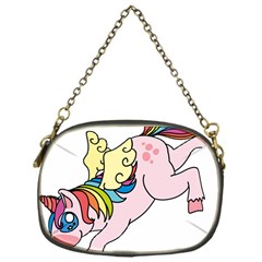 Unicorn Arociris Raimbow Magic Chain Purses (one Side)  by Nexatart