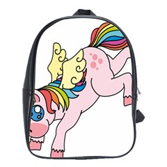 Unicorn Arociris Raimbow Magic School Bag (large) by Nexatart